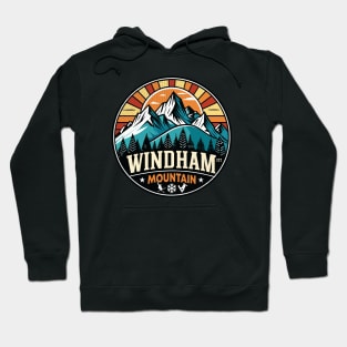 Retro Windham Mountain Ski Hoodie